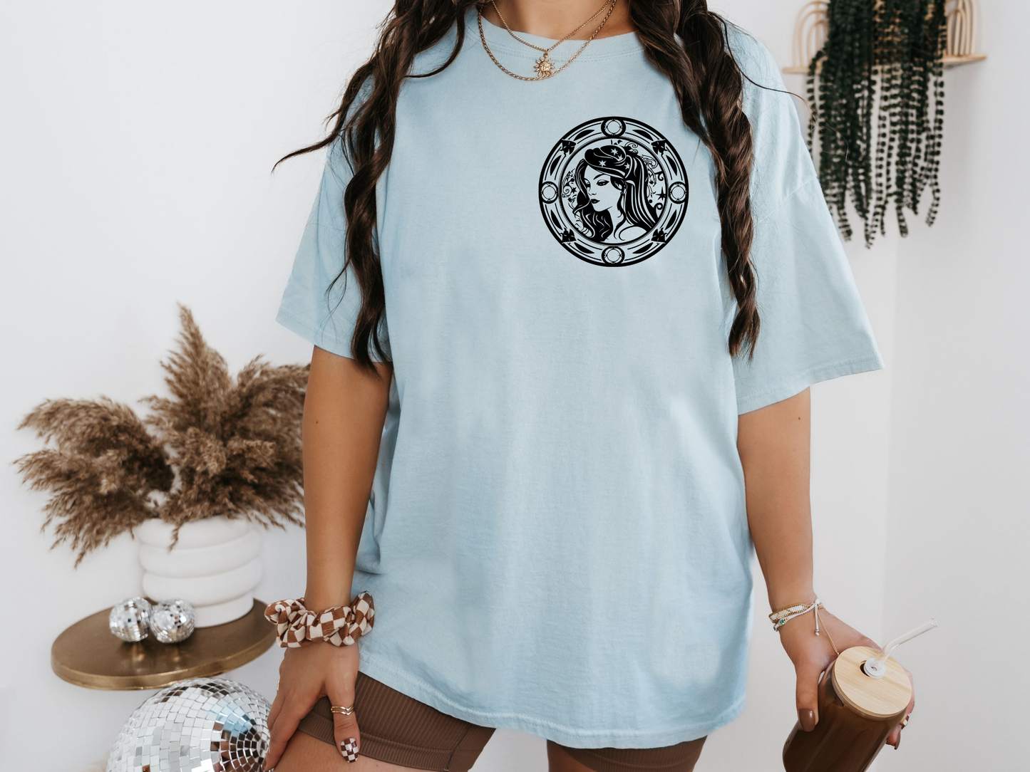 Zodiac Aquarius T-shirt unisex