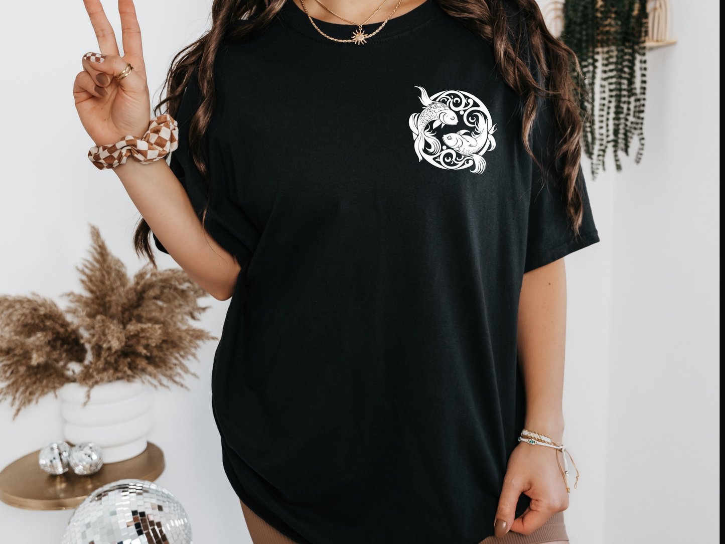 Zodiac Pisces T-shirt, unisex W