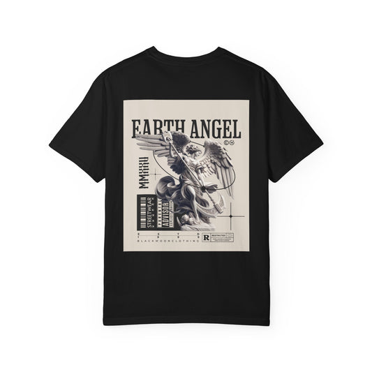Earth Angel Vintage Graphic T-Shirt — Retro Angel Illustration Tee