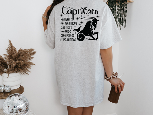 Zodiac Capricorn T-shirt, unisex