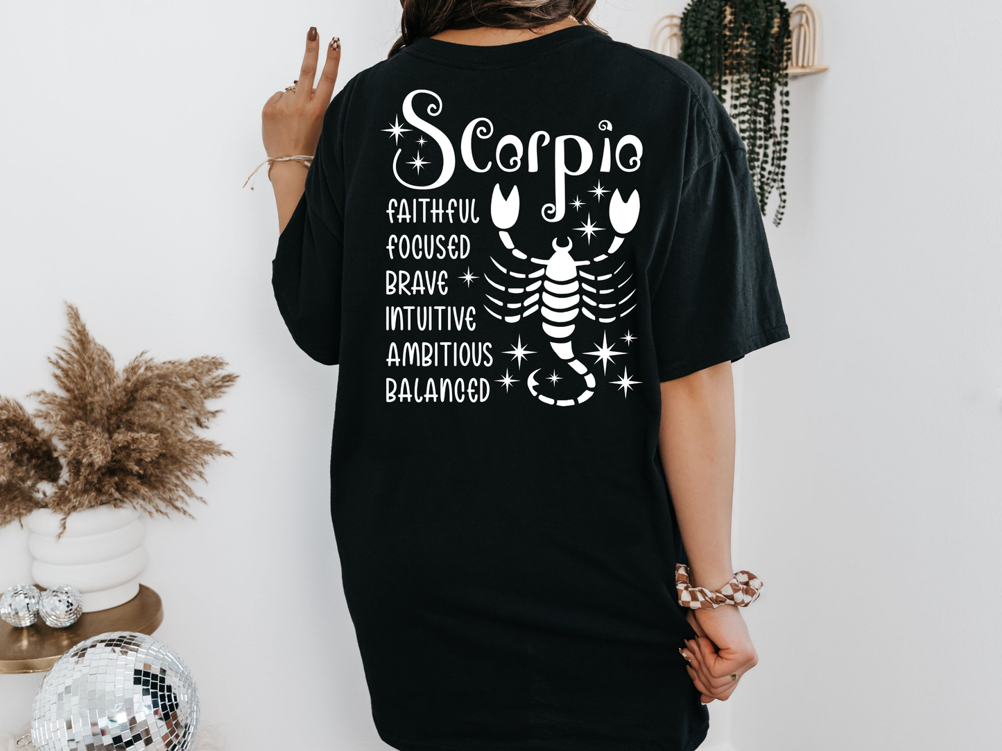 Zodiac Scorpio T-shirt, unisex W