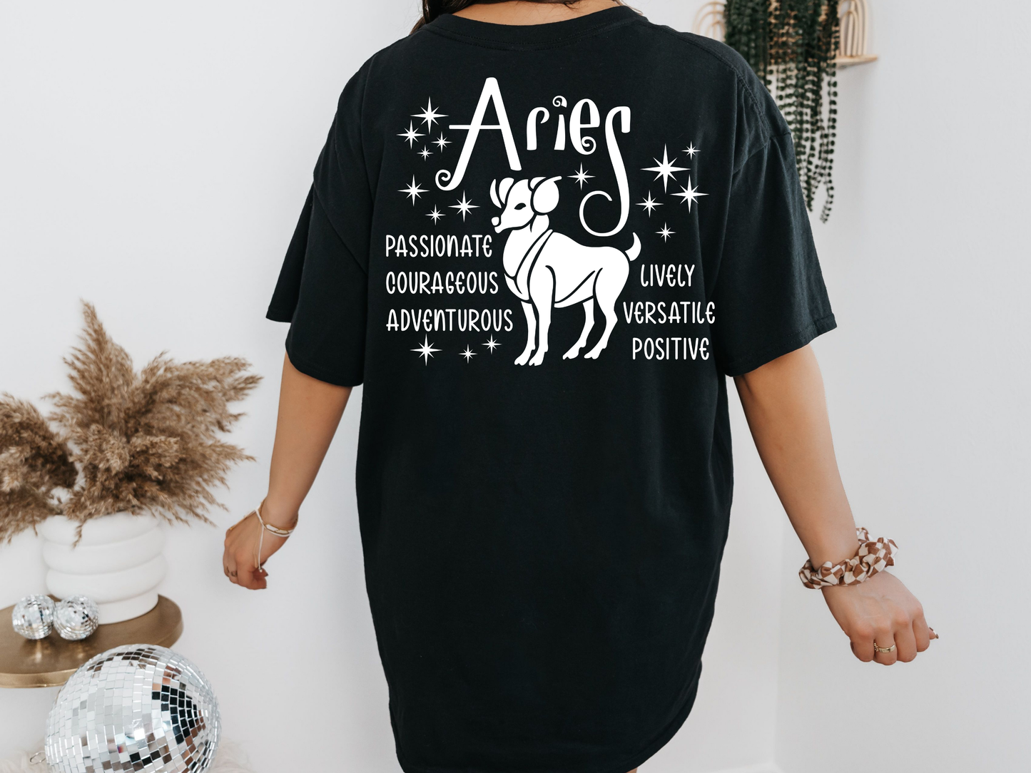 Zodiac Aries T-shirt unisex W