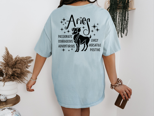 Zodiac Aries T-shirt unisex