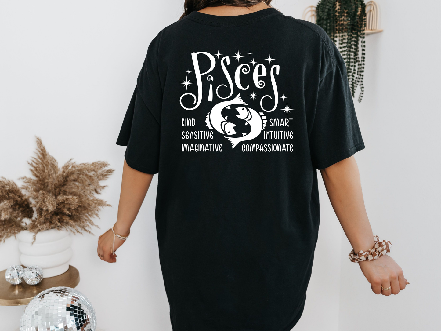 Zodiac Pisces T-shirt, unisex W