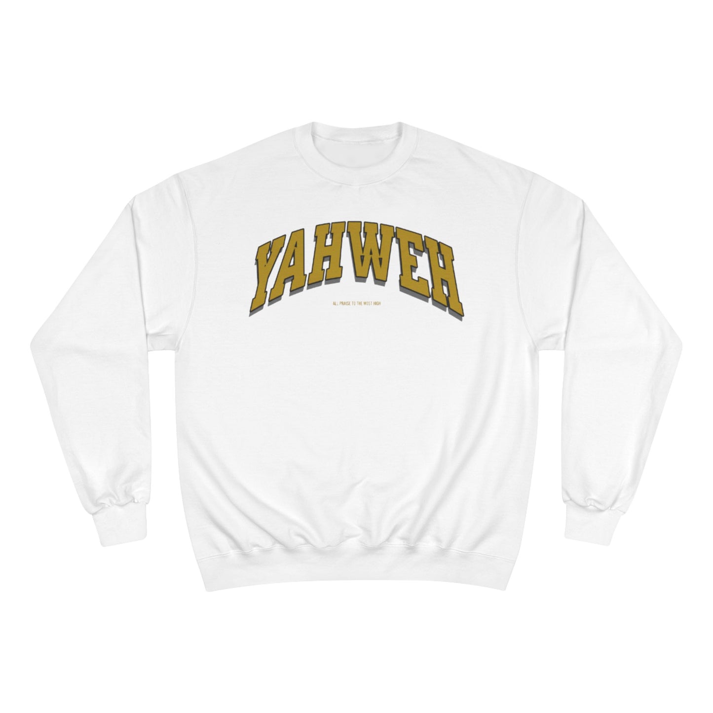 A Yahweh Crewneck Sweatshirt – Vintage-Inspired Christian Faith Pullover