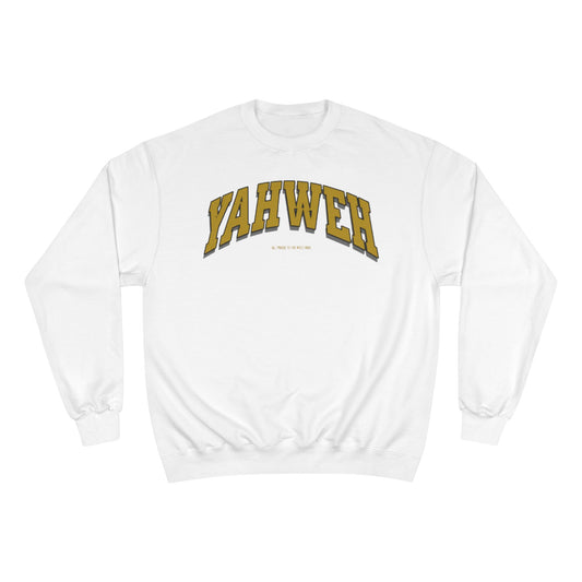 A Yahweh Crewneck Sweatshirt – Vintage-Inspired Christian Faith Pullover